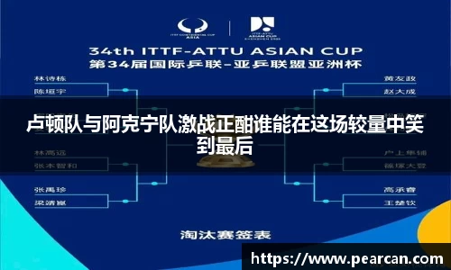 卢顿队与阿克宁队激战正酣谁能在这场较量中笑到最后